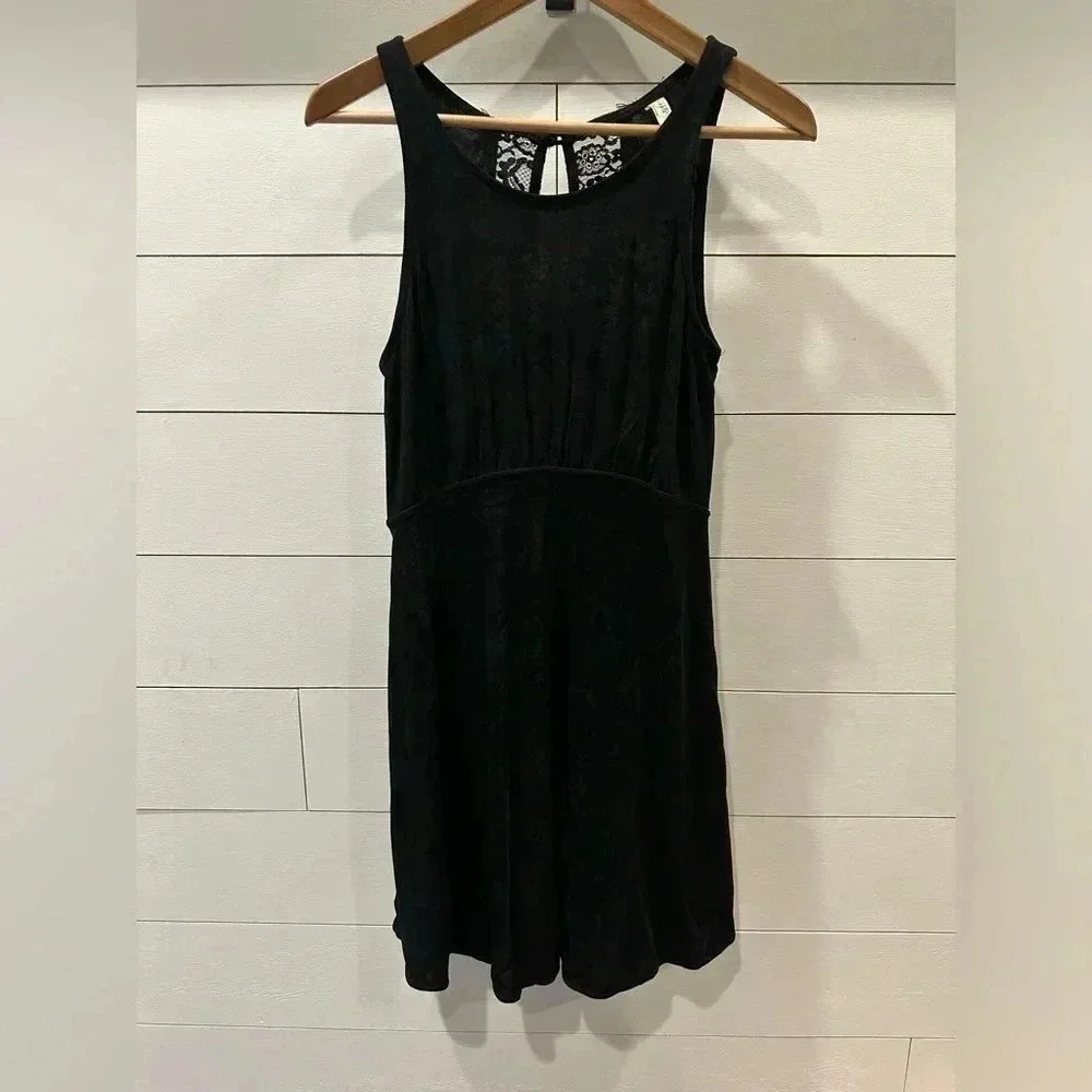 Free People Little Black Dress “Lady Jane” Lace- Size Small